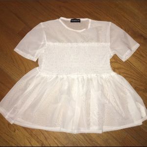 Prett Little Thing Sheer Blouse